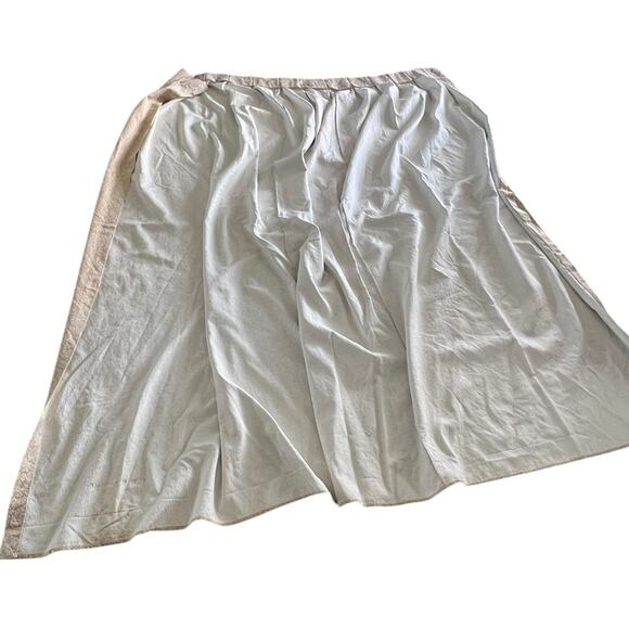 Vintage 60s Pinch Pleat Brocade Tapestry Floral Perma Prest Curtain 2 Panels MCM - Picture 4 of 8